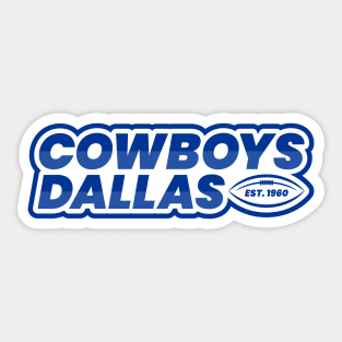 Dallas 3 Sticker